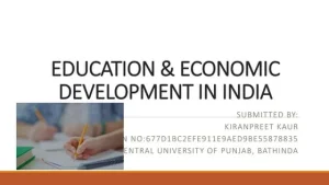 The Role of Education in Economic Development