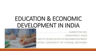 The Role of Education in Economic Development